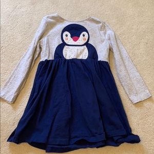 Mini Boden size 5-6y Penguin Dress